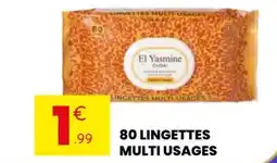 Stokomani 80 lingettes multi usages offre