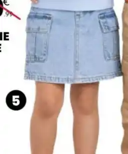 Stokomani Jupe denim cargo offre