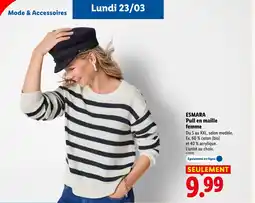 Lidl ESMARA Pull en maille femme offre