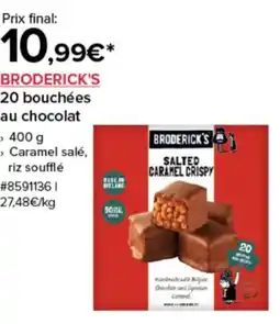 Costco BRODERICK'S 20 bouchées au chocolat offre