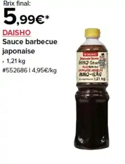 Costco DAISHO Sauce barbecue japonaise offre