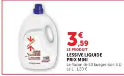 U Express Lessive liquide prix mini offre