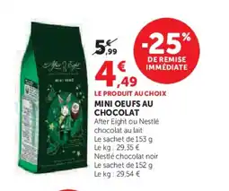 U Express Mini oeufs au chocolat offre