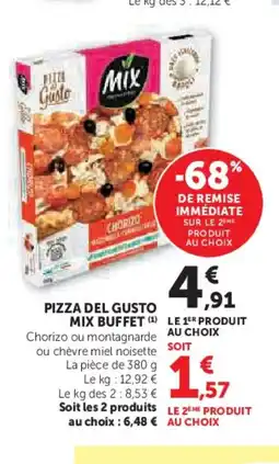 U Express MIX BUFFET Pizza del gusto offre