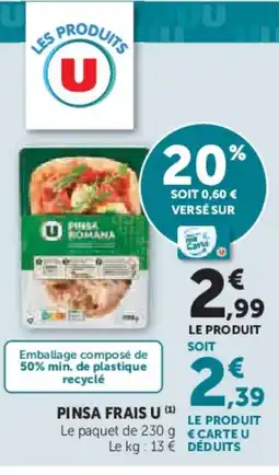 U Express U Pinsa frais offre