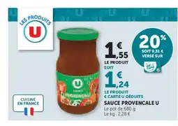 U Express U Sauce provencale offre