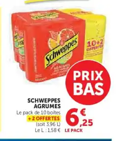 U Express SCHWEPPES Agrumes offre