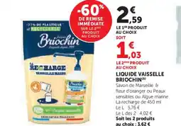 U Express BRIOCHIN Liquide vaisselle offre