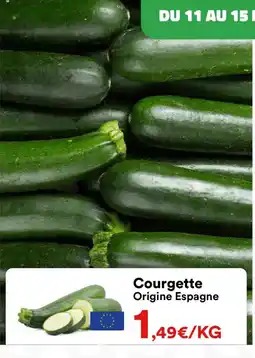 Hmarket Courgette Origine Espagne offre