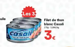 Hmarket CASALI Filet de thon blanc offre