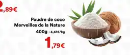 Hmarket Poudre de coco Merveilles de la Nature offre