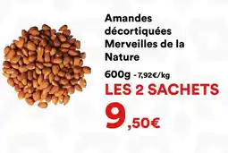 Hmarket Amandes décortiquées Merveilles de la Nature offre