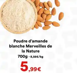 Hmarket Poudre d'amande blanche Merveilles de la Nature offre