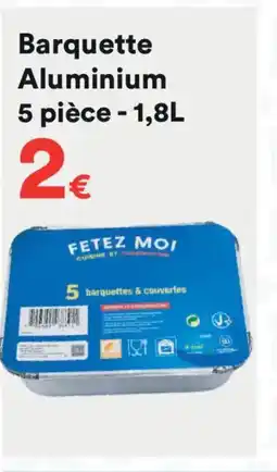 Hmarket Barquette Aluminium 5 pièce offre
