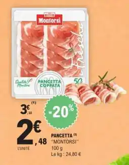 E.Leclerc Pancetta Montorsi offre