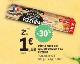 E.Leclerc PÂTE À PIZZA XXL QUALITÉ COMME À LA PIZZERIA offre