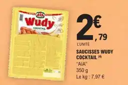 E.Leclerc SAUCISSES WUDY COCKTAIL offre