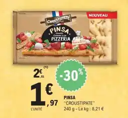 E.Leclerc Pinsa CROUSTIPATE offre