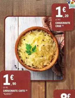 E.Leclerc Choucroute Crue offre