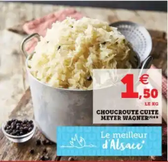 Choucroute cuite Meyer Wagner