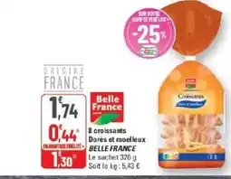 G20 BELLE FRANCE 8 croissants Dorés et moelleux offre