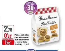 G20 BONNE MAMAN Petites tartelettes chocolat caramel offre