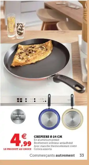 Super U Crepiere Ø 24 cm offre
