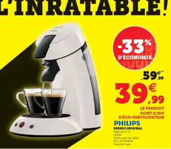 Super U Senseo Original offre