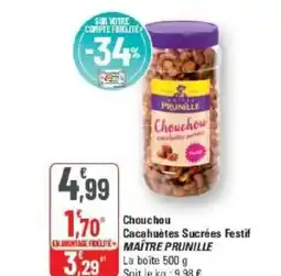 G20 MAÎTRE PRUNILLE Cacahuètes Sucrées Festif offre