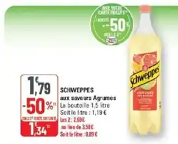 G20 SCHWEPPES aux saveurs Agrumes offre