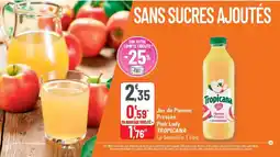 G20 TROPICANA Jus de Pomme Pressée Pink Lady offre