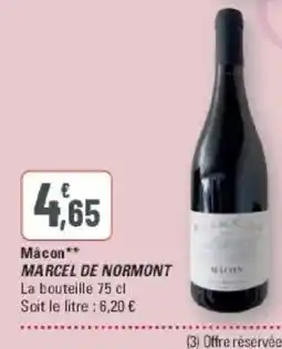 G20 MARCEL DE NORMONT Mâcon offre