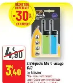 G20 BIC 2 Briquets Multi-usage offre