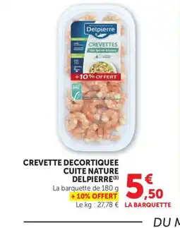 Maximarché DELPIERRE Crevette decortiquee cuite nature offre