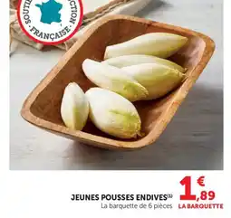 Maximarché Jeunes pousses endives offre