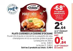 Maximarché LA CUISINE D'OCEANE Plats cuisines offre