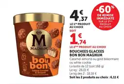 Maximarché MAGNUM Bouchees glacees bon bon offre