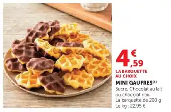 Hyper U Mini gaufres offre