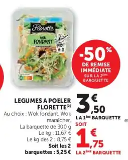 Hyper U Legumes a poeler florette offre