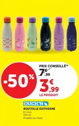 Hyper U Duck'n bouteille isotherme offre