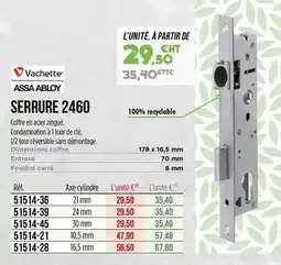 Master Pro Vachette - serrure 2460 offre
