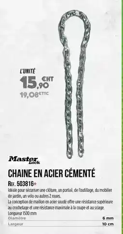 Master Pro Master lock - chaine en acier cémente offre