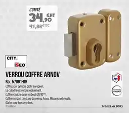 Master Pro Verrou coffre arnov offre