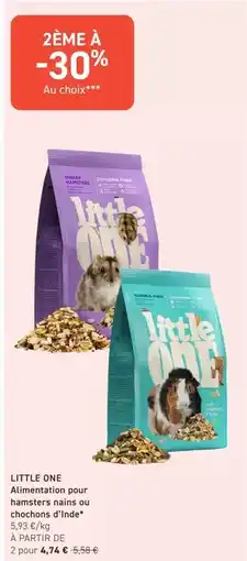 Tom&Co Little one - alimentation pour hamsters nains ou chochons d'inde offre