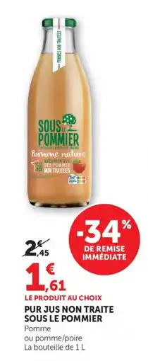 Maximarché LE POMMIER Pur jus non traite sous offre