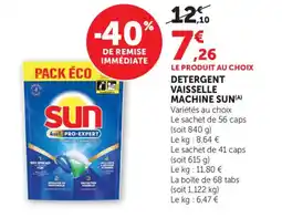Maximarché SUN Detergent vaisselle machine offre