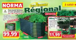 Norma GARDERO Plate-bande surélevée en acier galvanisé offre