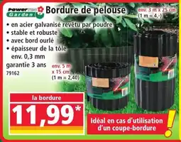 Norma POWER GARDEN Bordure de pelouse offre