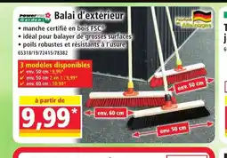 Norma POWER GARDEN Balai d'extérieur offre