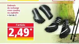 Norma Embouts de rechange cross country ou asphalte offre